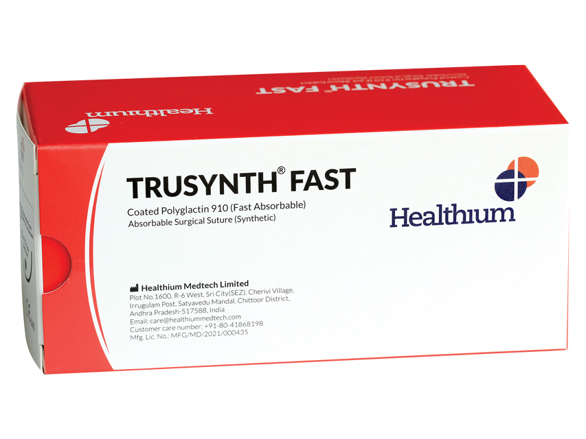 ĶIRURĢISKAIS DIEGS/POLILAGTĪNS/ĀTRI ABSORBĒJAMAS 5/0 APLIS ,3/8 ADATA 16MM-70CM/CAURSPĪDĪGS N12