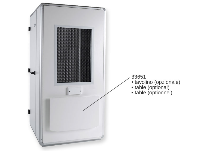 PRO 30 AUDIOMETRISKĀ KABĪNE 107X107X242 CM