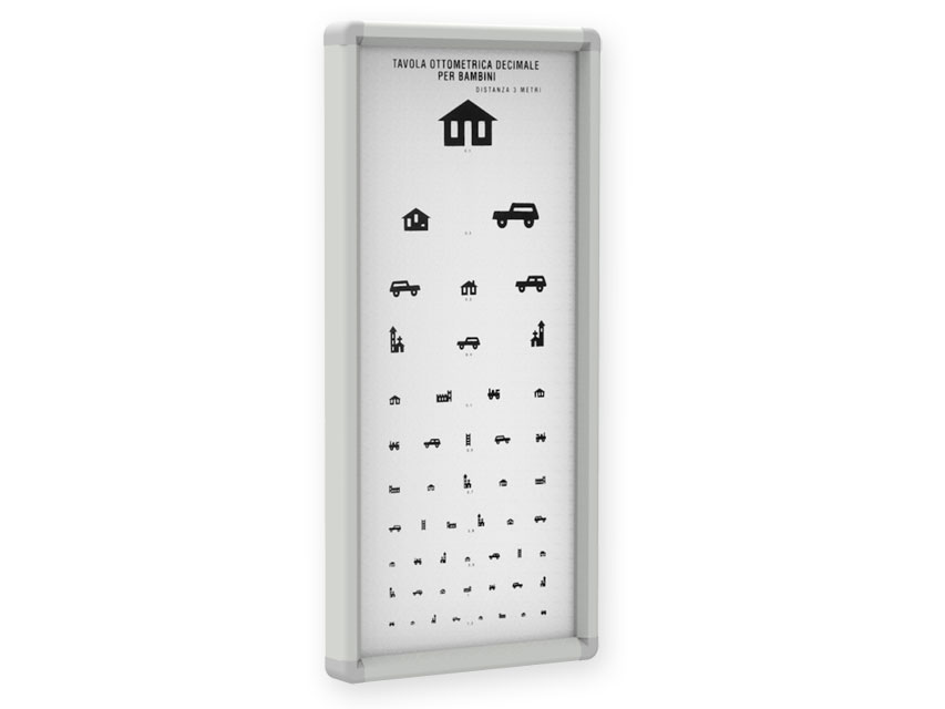 REDZES PĀRBAUDES TABULA BEZ APGAISMOJUMA CHILDREN, 3M