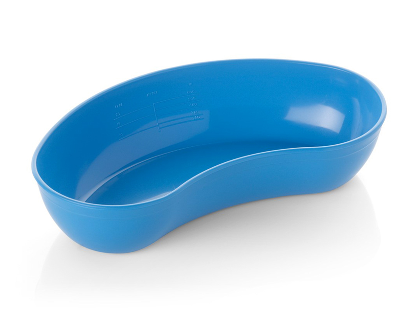 NIERVEIDA ŠĀLĪTE, ZILA, 250X55 MM - PLASTMASAS - GRADUĒTA 750 ML