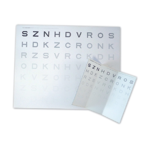 KONTRASTA JUTĪGUMA KARTE - TUVĀ REDZE 40 CM