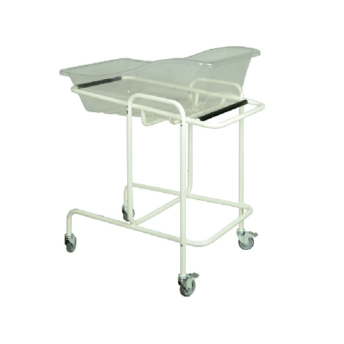 5 NEONATAL CRADLE WITH TROLLEY
