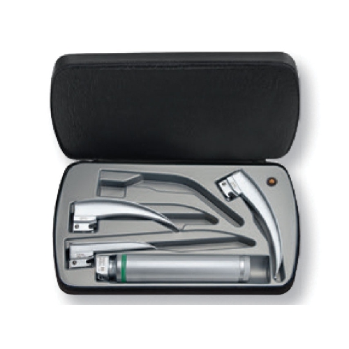 P16 HEINE CLASSIC PLUS LED LARYNGOSCOPE SET WITH 3.5V RECHARG.D6741 HANDLE - 3 BLADES