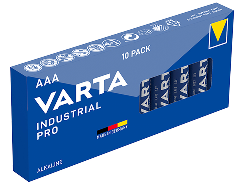 VARTA INDUSTRIAL ALKALINE BATTERIES - MINISTILO AAA