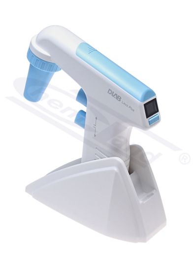 LEVO PLUS ELEKTRONISKAIS PIPETATORS AR DISPLEJU UN LĀDĒTĀJU