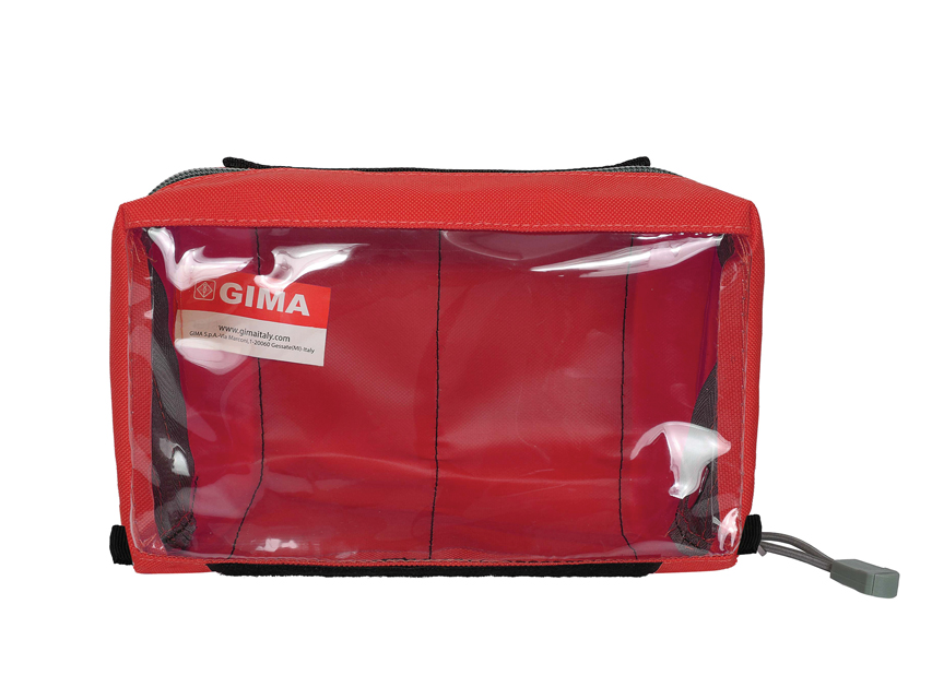 E1 soma ar lodziņu un rokturi, sarkana