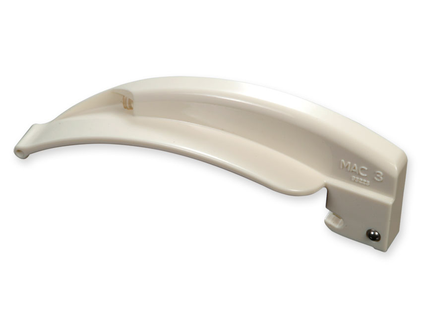 Vienreizlietojama McIntosh N.3 laringoskopa lāpstiņa.Pieaugušajiem