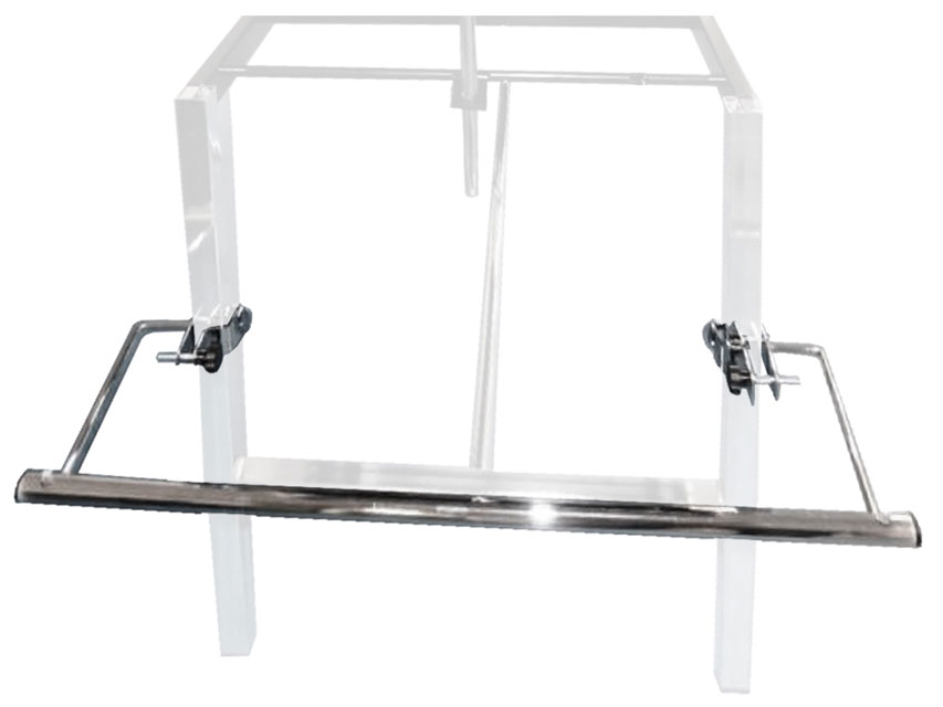 Rullīšu turētājs apaļai vai kvadrātveida 30 mm metāla kājai