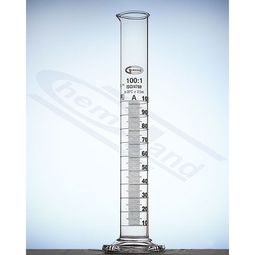 Mērcilindrs ar brūnu gradāciju, A klase, 1000ml, N1