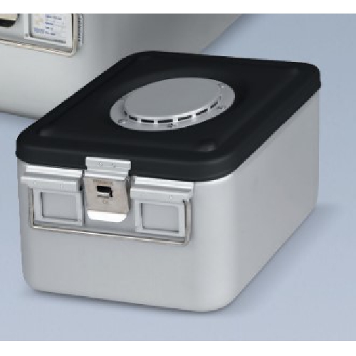 Alumīnija konteineris ar 1 vārstu 30x27x19.5 melns