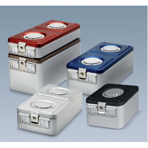 Alumīnija konteineris ar 1 vārstu 30x27x15.5 zaļš