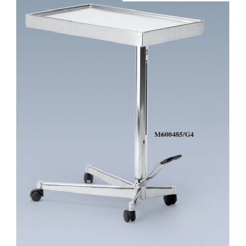 Hidraulisks Mayo tipa galdiņš ar kājas pedāli, paplāte 70x45x1,7h cm