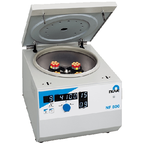 Vidējas ietilpības galda centrifūga NF800