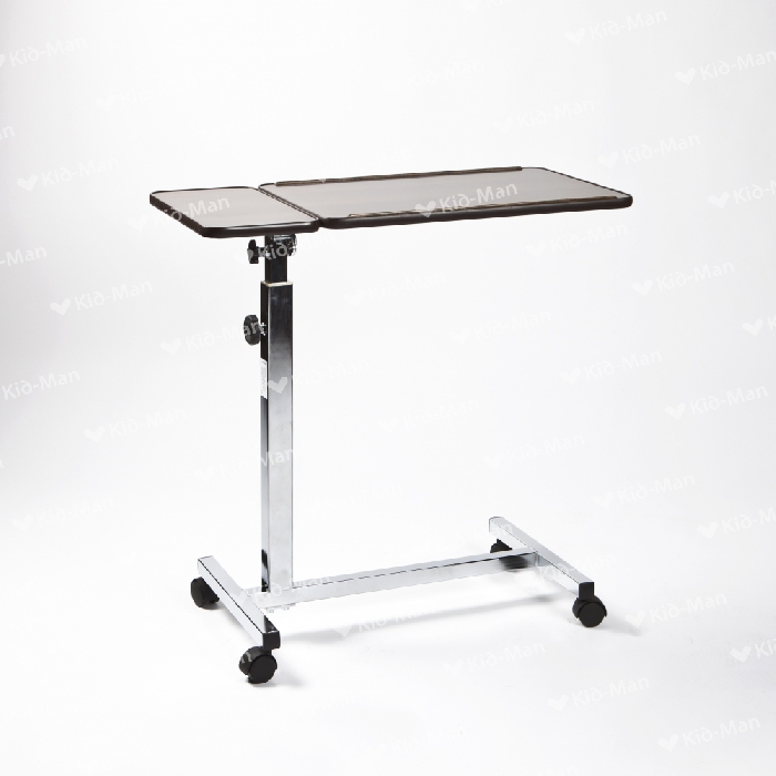 Slimnieka galdiņš virs gultas no divam daļam