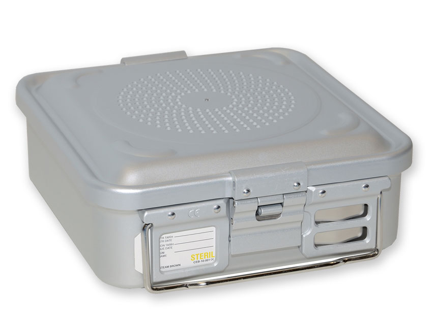 Konteiners ar filrtu, 285x280x100 mm, pelēks, N1