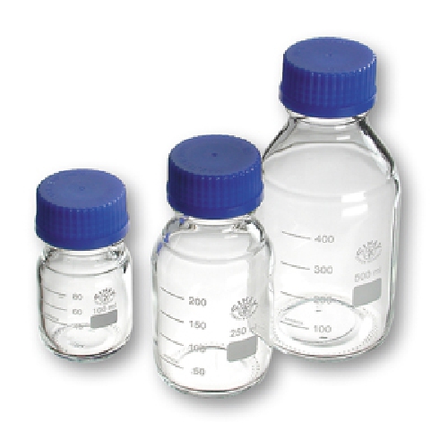 Riņķi pudelēm, PP, GL45, autklavējamas 140°C, zilas, N10