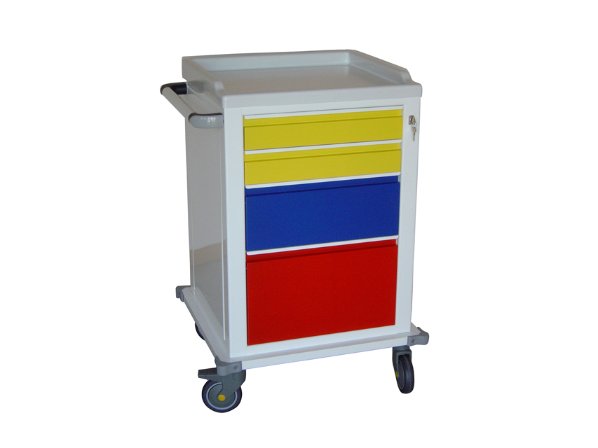 Ratiņi 2+1+1 atvilktnes, 67 x 63 x 104 cm