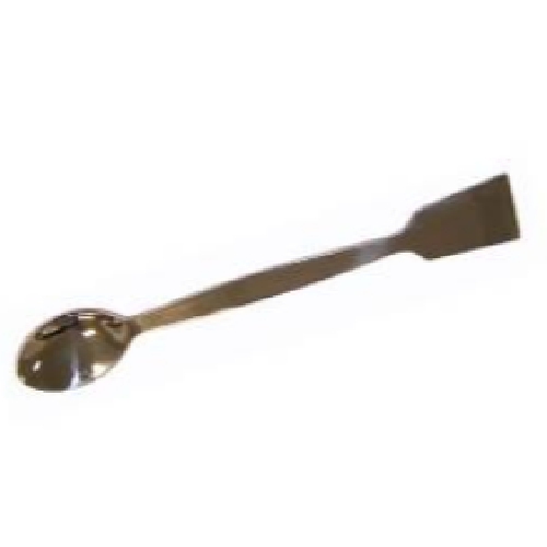 Spatula spoon, 18/8 stainless steel, 180 mm long, PU = 10 pcs./bag, 50 pcs./carton (min 10) - N1