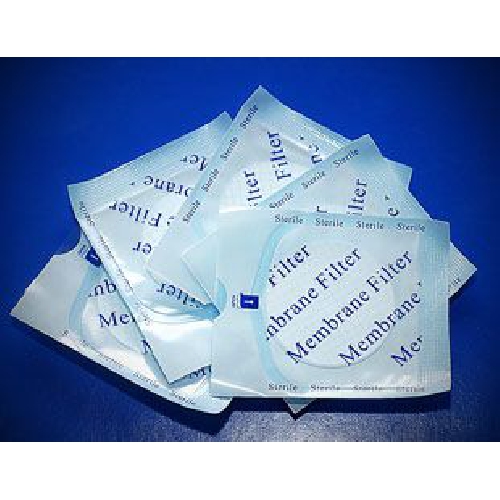 Membrānfiltri, poru diametrs 0,45 µm - sterili,filtra diametrs 0,47 mm,filtrs iepakots atsevišķi N100