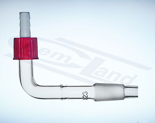 adaptera konuss ar skrūvju vītni PP un aizbīdni 19/26 GLASSCO