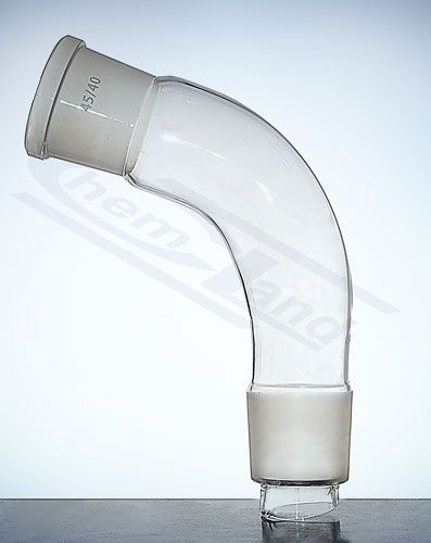 uztvērēja adapteris vienkāršā līkuma ligzda 24/29, konuss 24/29 GLASSCO