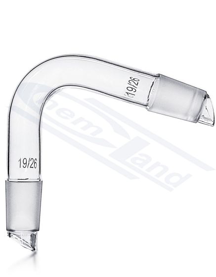 atkopšanas līkums ar slīpu gala leņķi 75, 2 x konuss 34/35 CHEMLAND