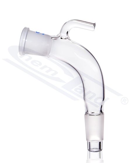 uztvērēja adaptera līkums ar ventilācijas atveri 1-29/32, 2-29/32 GLASSCO