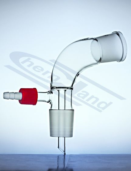 uztvērēja adapteris ar vakuuma pieslēgumu un vītnes adapteri PP 2 x 14/23 GLASSCO