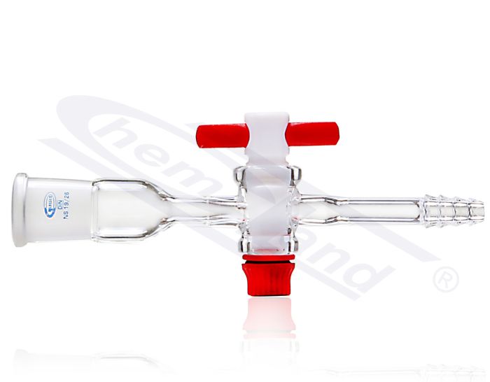 aizbīdnis - ligzda 24/29 aizbīdnis PTFE savienojums taisns GLASSCO