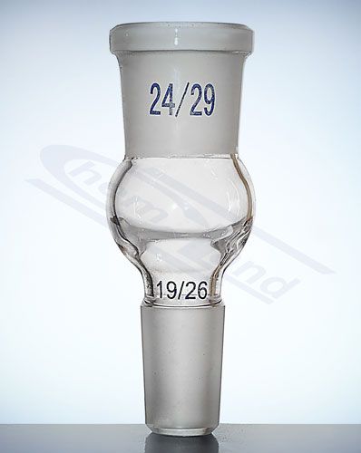 izplešanās adapteris NS ārpus 19/26 un 29/32 NS iekšpusē