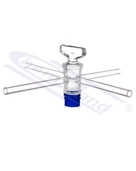 aizbīdnis stikla 4 virzienu X tipa, urbuma izmērs 4 mm