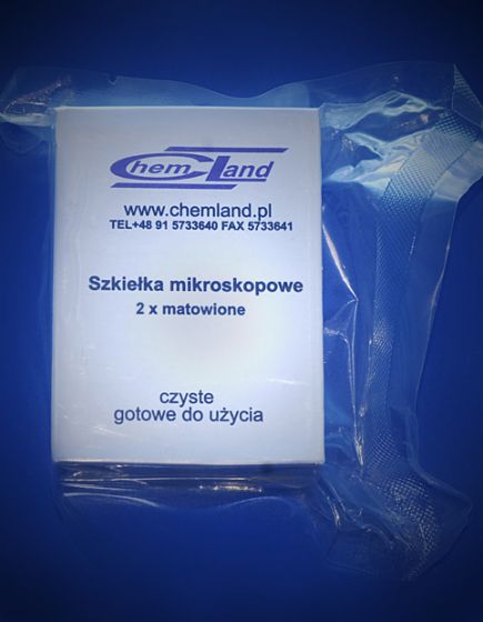 lietošanai gatavs mikroskopa priekšmetstikliņš 76x25x1 matēts vienā galā no abām pusēm