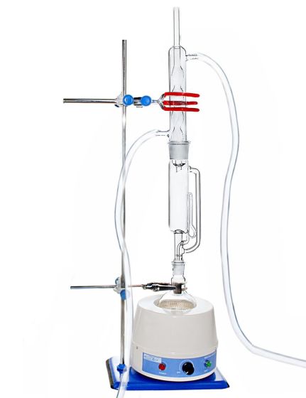Soksleta ekstrakcijas aparāts 250ml ar piederumiem
