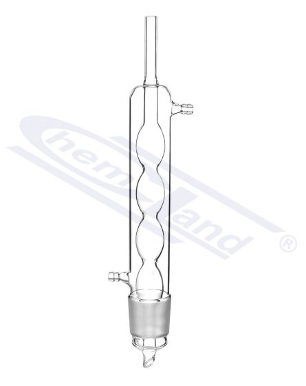 aparāts pēc Soxhlet- daļa- kondensators ar iekšējo spuldzes sekciju 220 mm