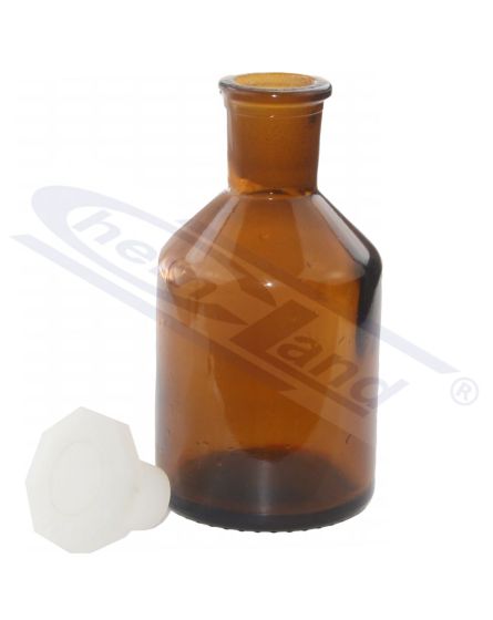 Pudele ar vāciņu PP oranžā krāsā w/sh 00060 nātrija-kalcija-silicijs