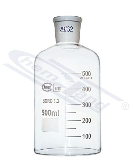 pudele BORO 3,3 00500 NS 24/29 SiO2>80,5 perc