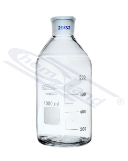 pudele BORO 3.3 01000 NS 45/40 SiO2>80,5 perc