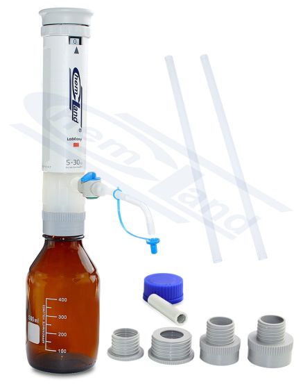 pudeļu dozators ar pretvārstu, 10 - 60ml, CHEMLAND LabEasy