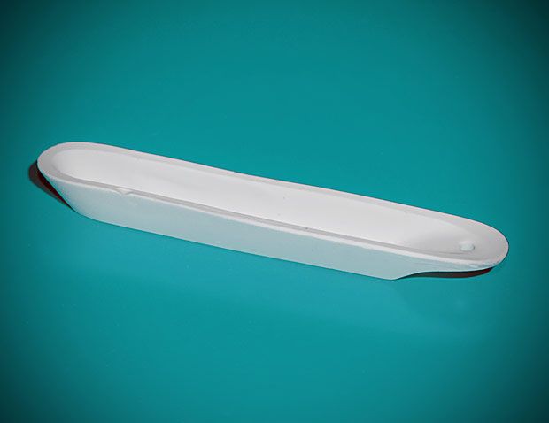 sadegšanas laiva porcelāns 080 x 11 x 08