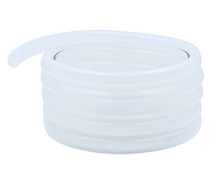 caurules PTFE balta iekšējais diametrs. 1,3 ārējais diametrs. 1,8