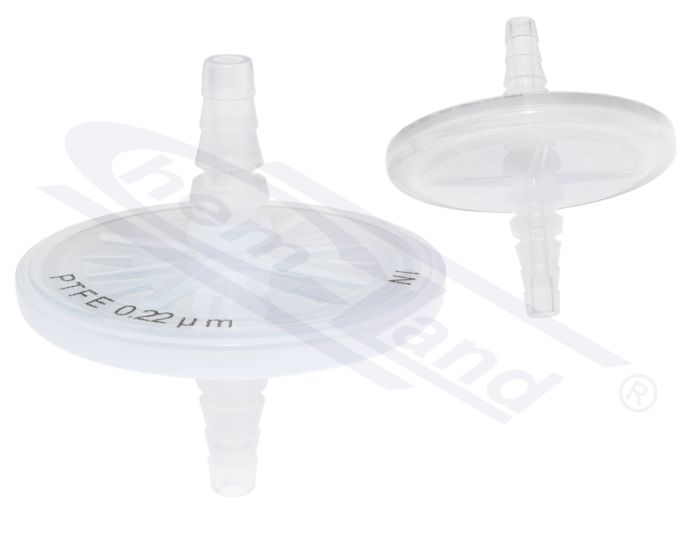 Gāzes filtrs 50 mm, poras 0,22um Hidrofobizēts