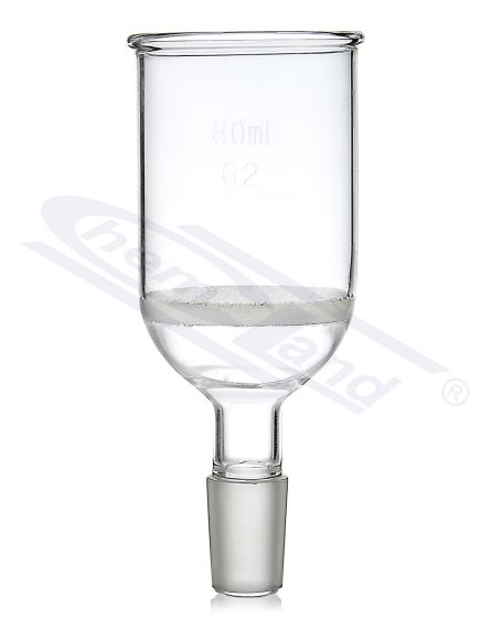 Piltuve filtrēšanai cilindriska . saķepināts disks G2 0080ml NS 19/26 - BEZ TUBULĀCIJAS