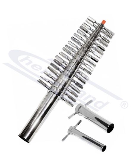 Urbjvāks, komplekts=18gab. niķelēts misiņš, ārējais cauruma diametrs 5-26mm