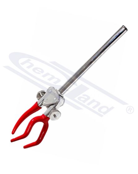 Skava kondensatoram, 3 pirksti, hroms