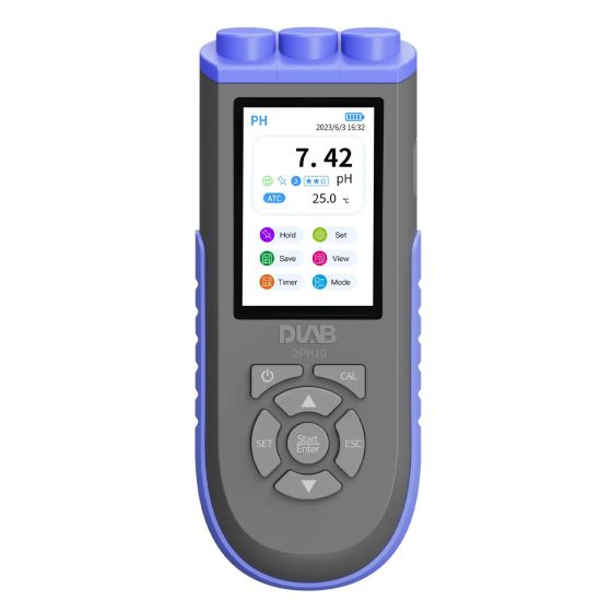 Pārnēsājamais pH mērītājs pH , mV , Temp. TFT krāsu displejs