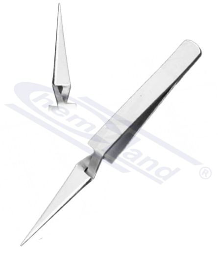 Kniepadatas - izliekta tērauda 18-8 tipa, garums 105 mm