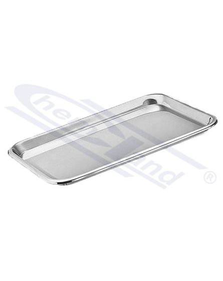 laboratorijas paplāte no nerūsējošā tērauda 340x245x19