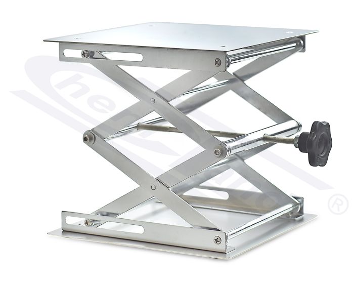 laboratorijas domkrats no nerūsējošā tērauda PRO-1 200x200 h275