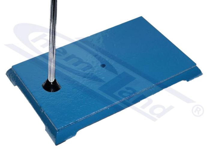 statīva pamatne 200x140 čuguns ar stieni 10x800