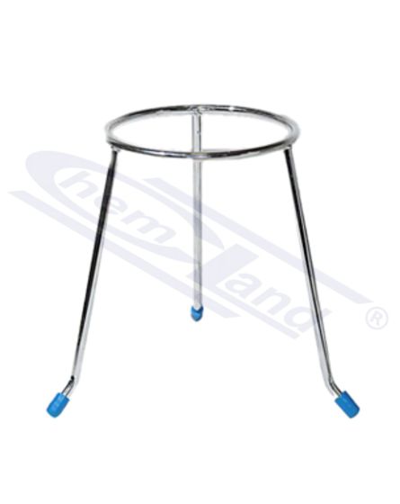 statīvs apaļš, izgatavots no tērauda, hroma dim. 180 h 200